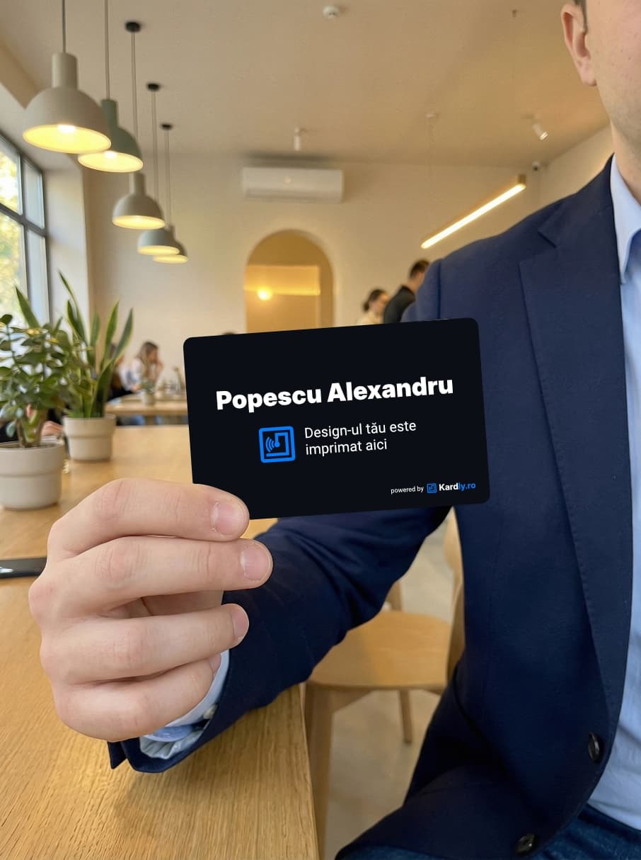 Carte de vizită digitală pentru profesioniști independenți